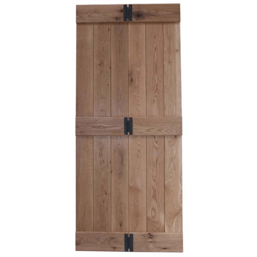 Ledged and Braced Bi-Fold Oak Doors